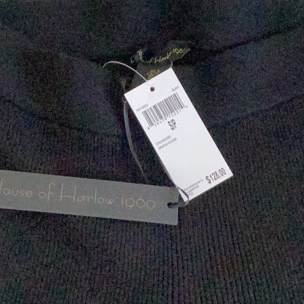 House of Harlow 1960 black knit staight pants